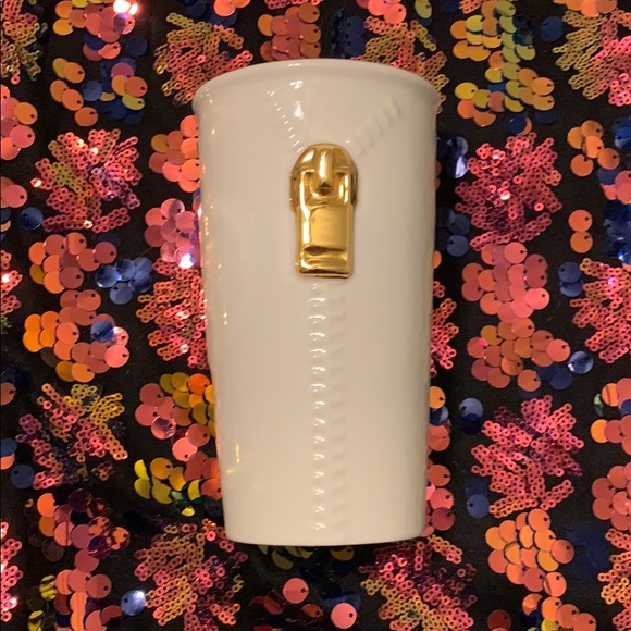 Limited Edition Starbucks Gold Ceramic Traveller - Picture 2 of 5